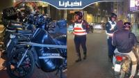 فرقة الدراجين بالبيضاء تحجز عدد كبير من الدراجات النارية في ليلة رأس السنة بعين الذياب